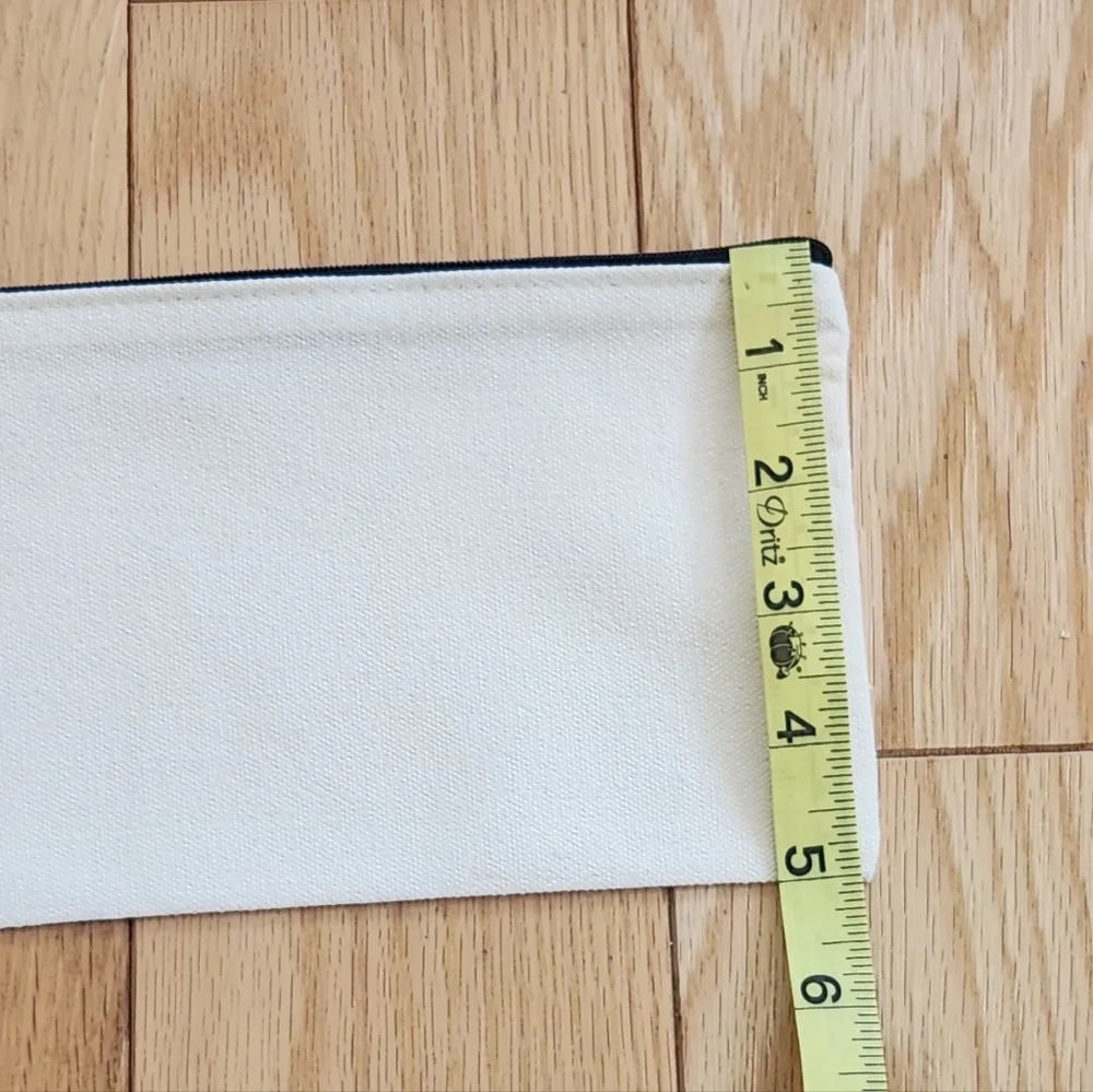 Initial H Floral Letter Organizing Zippered Pouch Or A Makeup Pouch